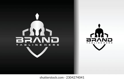 helmet spartan shield strong logo