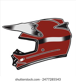 Helmet sporty art and vector