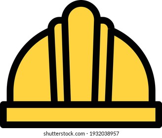 Helm-Vektorfarbsymbol