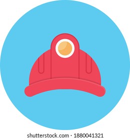 helmet vector flat colour icon