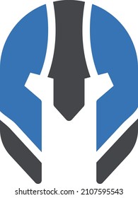 helmet vector glyph color icon