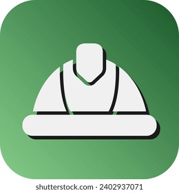 Helmet Vector Glyph Gradient Background Icon For Personal And Commercial Use.
