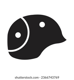 Helmet Vector Glyph Icon For Personal And Commercial Use.
