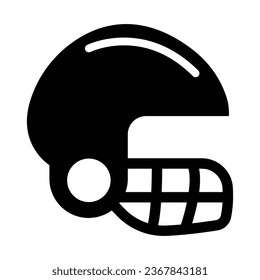 Helmet Vector Glyph Icon For Personal And Commercial Use.
