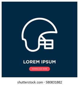 Helmet vector icon
