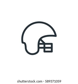 Helmet vector icon