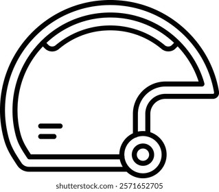 Helmet vector icon. Can be used for printing, mobile and web applications.