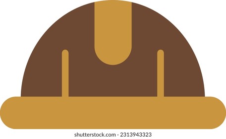 Helmet Vector Icon Flat Style