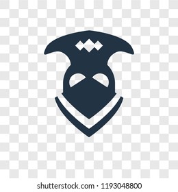 Helmet vector icon isolated on transparent background, Helmet transparency logo concept