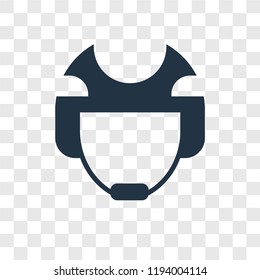 Helmet vector icon isolated on transparent background, Helmet transparency logo concept