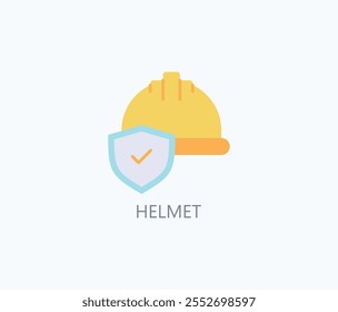 Helmet Vector, Icon Or Logo Sign Symbol Illustration