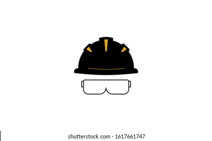Helmet vector icon on white background. Flat vector helmet icon symbol sign. Black helmet icon. Helmet icon flat design vector illustration.