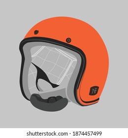 ilustración vectorial de casco. bueno para el diseño de plantillas, logotipo, signo, símbolo, icono, etiqueta o cualquier propósito