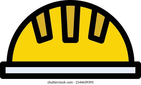 helmet Vector illustration on a transparent background. Premium quality symbols. Stroke vector icon for concept and graphic design.