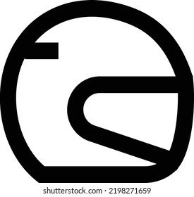 ilustración de casco Vector en un fondo transparente.Símbolos de calidad premium.Icono vectorial de trazo para el concepto y el diseño gráfico.
