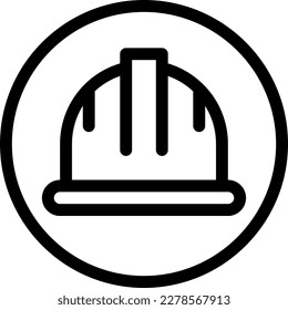 Helm-Vektorgrafik auf transparentem Hintergrund. Hochwertige Symbole. Dünne Vektorsymbole für Konzept und Grafikdesign.