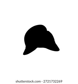 Vector del casco aislado en el fondo blanco
