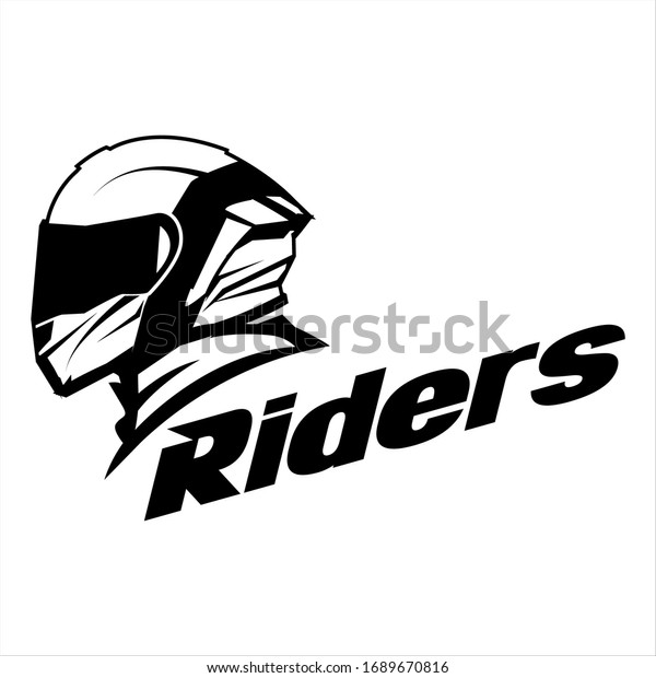 Helmet Vector Motorcycle Clip Art Rider Stock Vector (Royalty Free ...