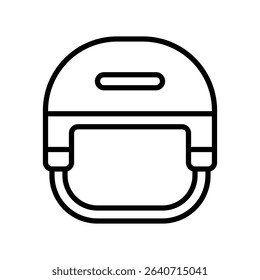 Helmet Vector for Safety in Extreme Sports and Hiking. Protective gear illustration, mountain biking and climbing concept