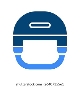 Helmet Vector for Safety in Extreme Sports and Hiking. Protective gear illustration, mountain biking and climbing concept