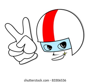 Helmet victory