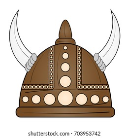 Helmet viking icon