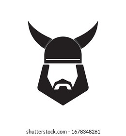 helmet vikings logo designs vector