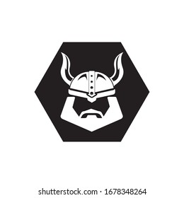 Vektorillustration von Logo-Designs für Helmvikings