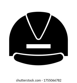 helmet work  icon or logo isolated sign symbol vector illustration - high quality black style vector icons
