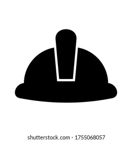 helmet work  icon or logo isolated sign symbol vector illustration - high quality black style vector icons
