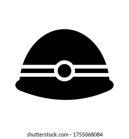 helmet work  icon or logo isolated sign symbol vector illustration - high quality black style vector icons
