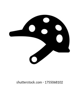 icono de trabajo de casco o logotipo símbolo de signo aislado ilustración vectorial - iconos vectoriales de estilo negro de alta calidad
