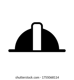helmet work  icon or logo isolated sign symbol vector illustration - high quality black style vector icons
