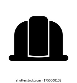 helmet work  icon or logo isolated sign symbol vector illustration - high quality black style vector icons
