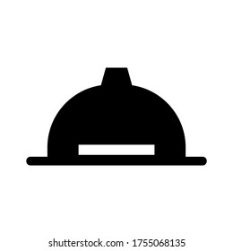 Helm-Arbeitssymbol oder Logo einzeln auf Zeichen, Vektorgrafik - hochwertige Vektorsymbole im schwarzen Stil
