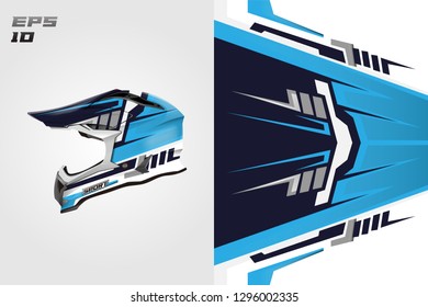 Helmet wrap decal designs vector . Livery decal helmet. 