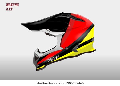 Helmet wrap decal designs vector . Livery decal helmet. Graphic abstract stripe background .