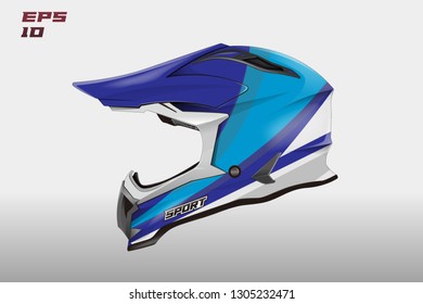 Helmet wrap decal designs vector . Livery decal helmet. Graphic abstract stripe background .