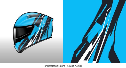 Helmet wrap designs vector . File ready to print .