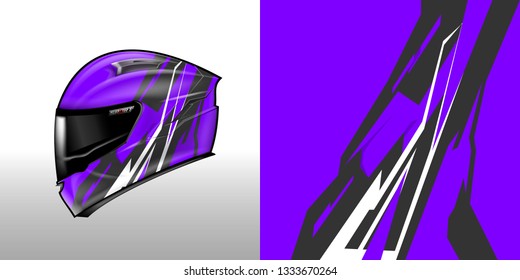 Helmet wrap designs vector . File ready to print .