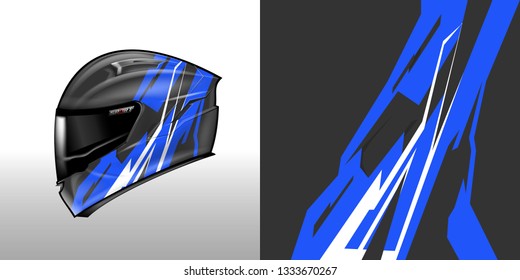 Helmet wrap designs vector . File ready to print .