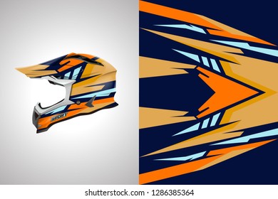 Helmet wrap designs vector . Livery helmet designs template