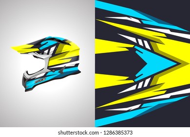 Helmet wrap designs vector . Livery helmet designs template