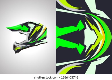 Helmet wrap designs vector . Livery helmet designs template