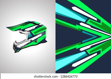 Helmet wrap designs vector . Livery helmet designs template