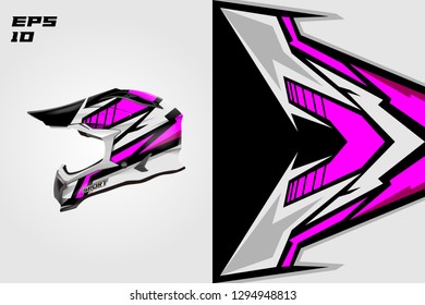 Helmet wrap designs vector . Livery helmet designs .