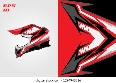 Helmet wrap designs vector . Livery helmet designs .