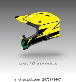  helmet wrap vector design eps.10