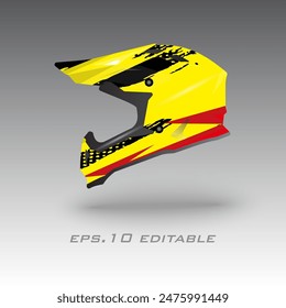  helmet wrap vector design eps.10