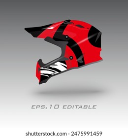  helmet wrap vector design eps.10